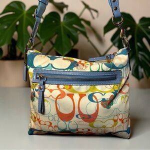 Coach Optic Butterfly Hobo Shoulder Bag 🦋